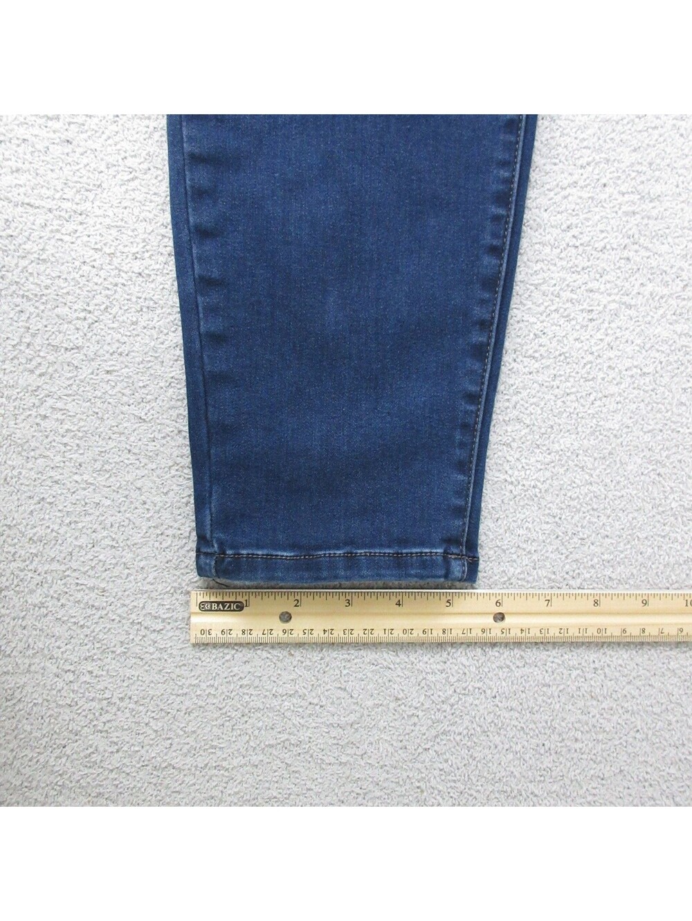 Nicole Miller Jeans Womens 14 Blue SOHO High Rise Skinny Dark Wash Denim 32x28.5 - Picture 7 of 11